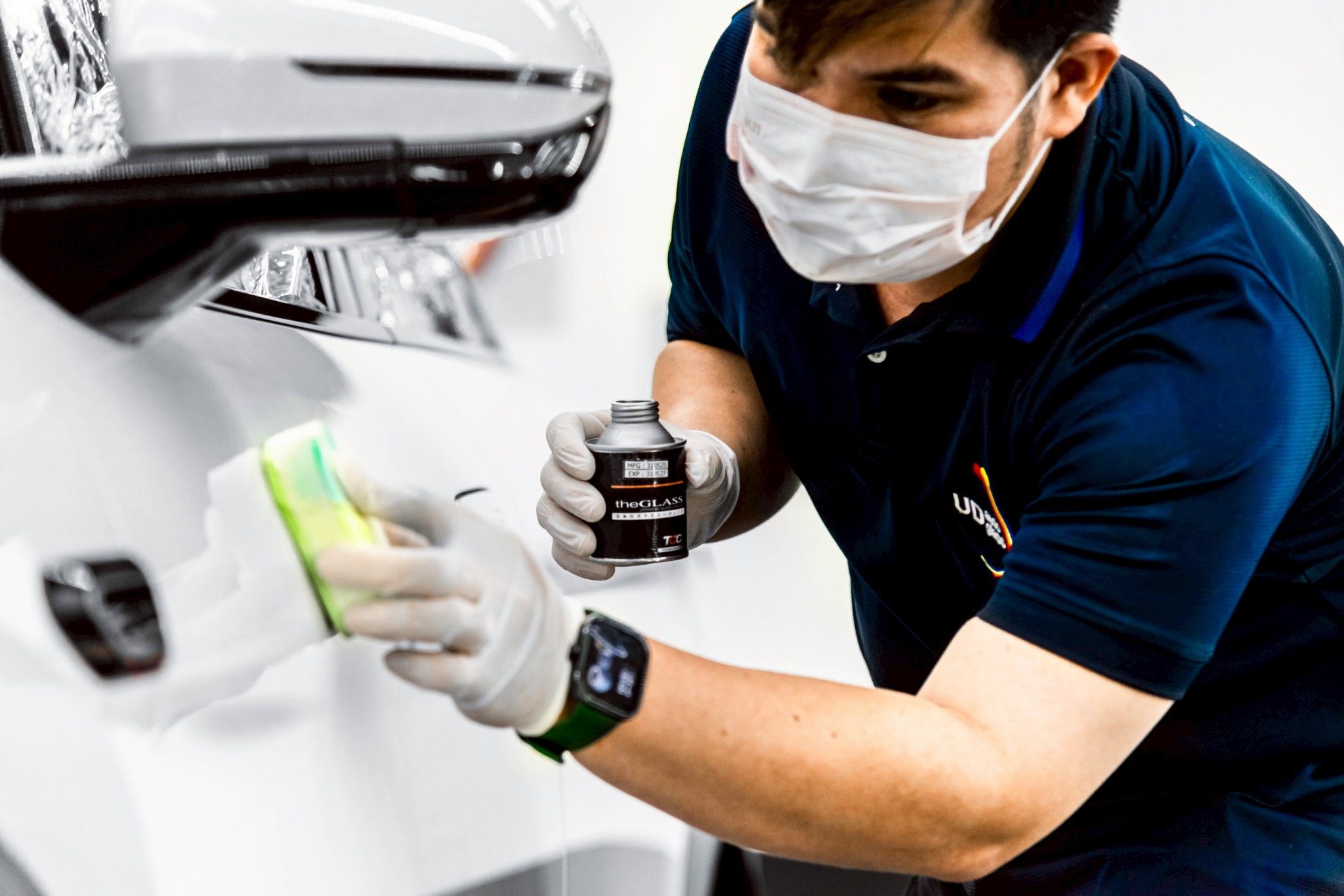 ระบบทา (Hand Application) เพื่อความหนาและความเงางาม